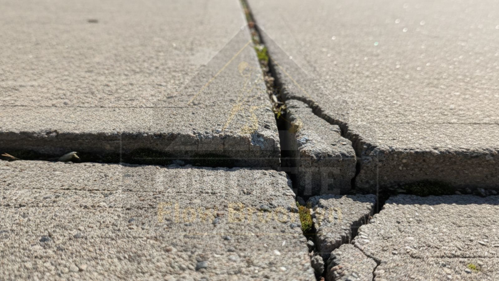walkway with proper drainage system preventing water pooling after rain
